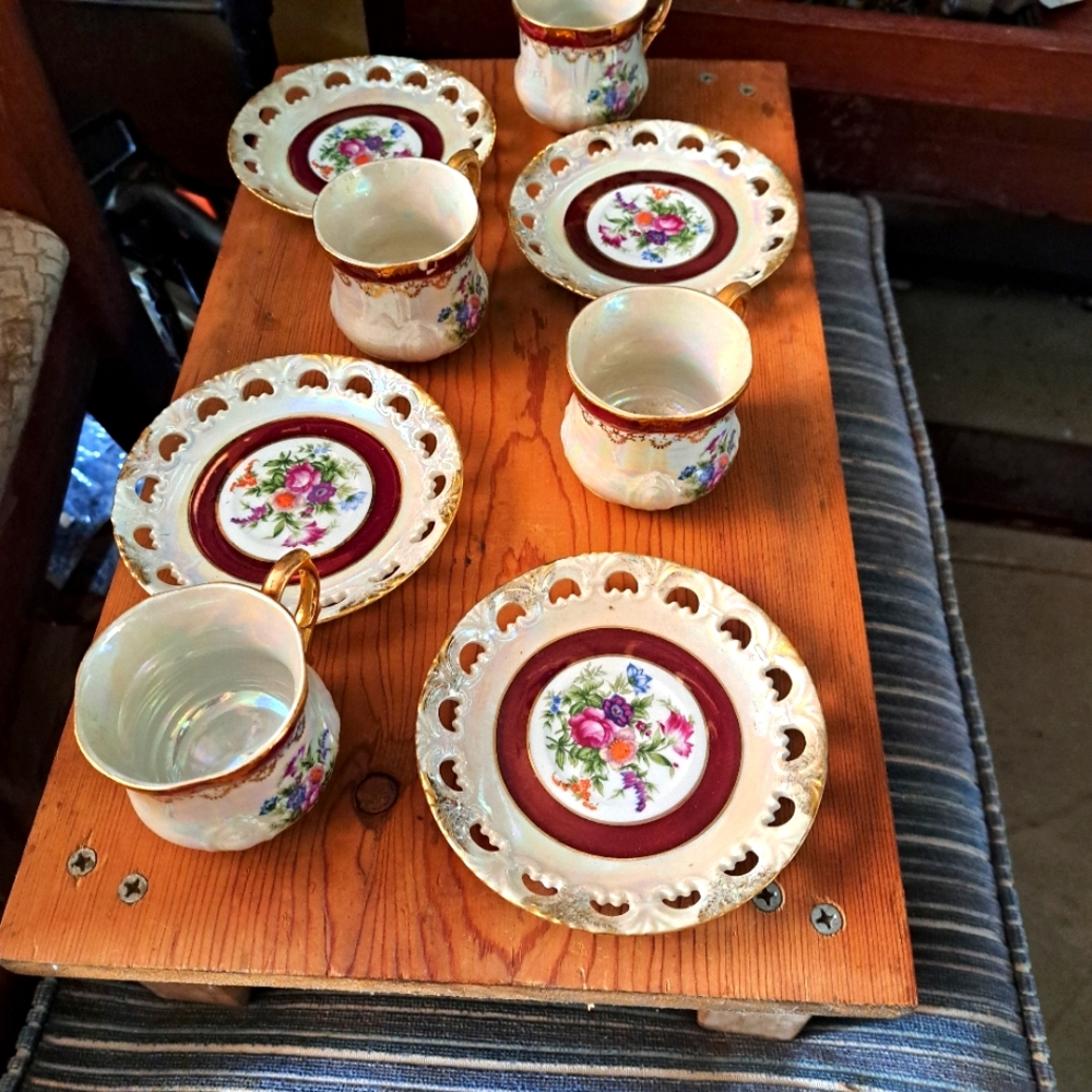 10 pcs tea set by sun pottery